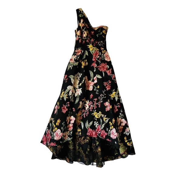 Marchesa Notte One Shoulder Gown - Picture 5 of 10